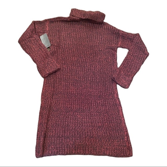 STITCHDROP Women's Statement 2 Tone Roll Neck Sweater Dress in TikTok - Picture 5 of 15